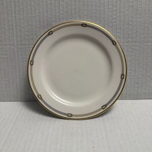 Pickard Alexis Gold & Silver 6” Small Dish Plate Nautical Rope Theme Made In USA